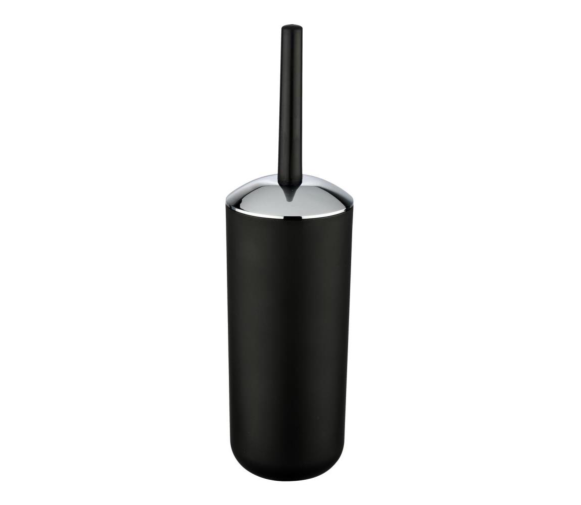 WENKO 21210100 - WC kefa BRASIL 10x37 cm čierna/lesklý chróm 21210100