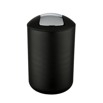 WENKO 21212100 - Kôš BRASIL 19,5x31 cm čierna/lesklý chróm