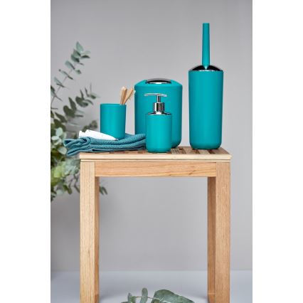 WENKO 21224100 - Dávkovač mydla BRASIL 7,3x16,5 cm tyrkysový/lesklý chróm