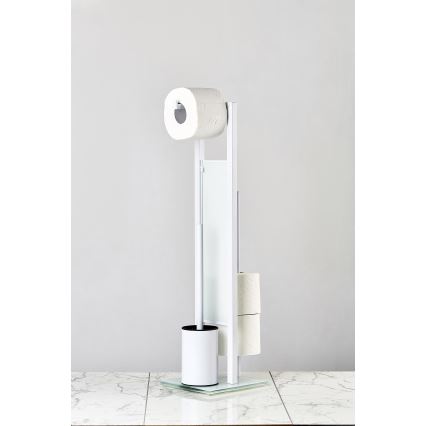 WENKO 21565100 - WC kefa RIVALTA 18x70 cm biela/čierna