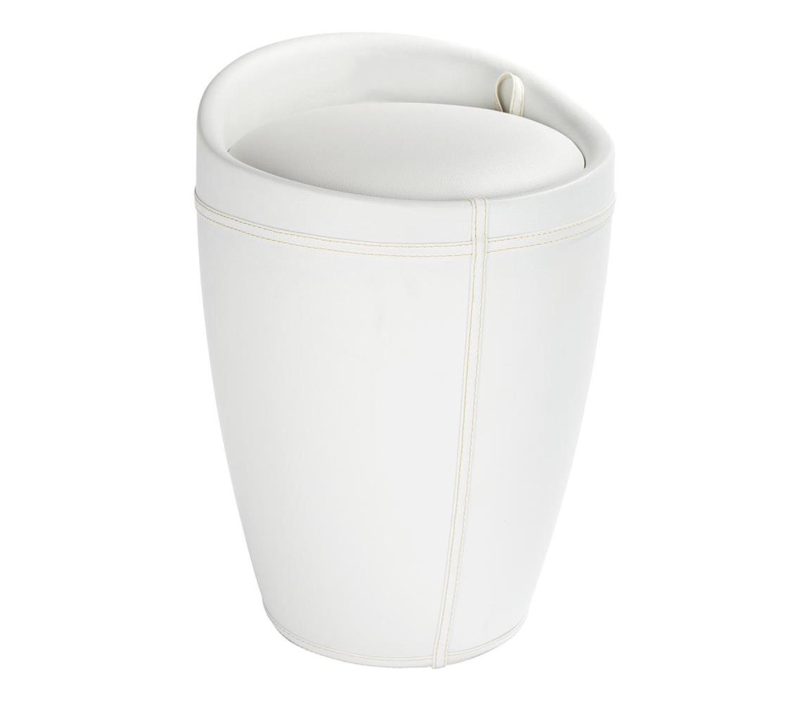 WENKO 21773100 - Stolička CANDY 36x50,5 cm biela/čierna 21773100