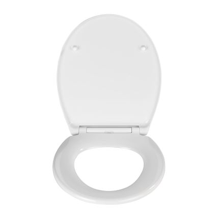 WENKO 21903100-WC toaletné sedátko SAMOS 44,5x37,5 cm biela/strieborná