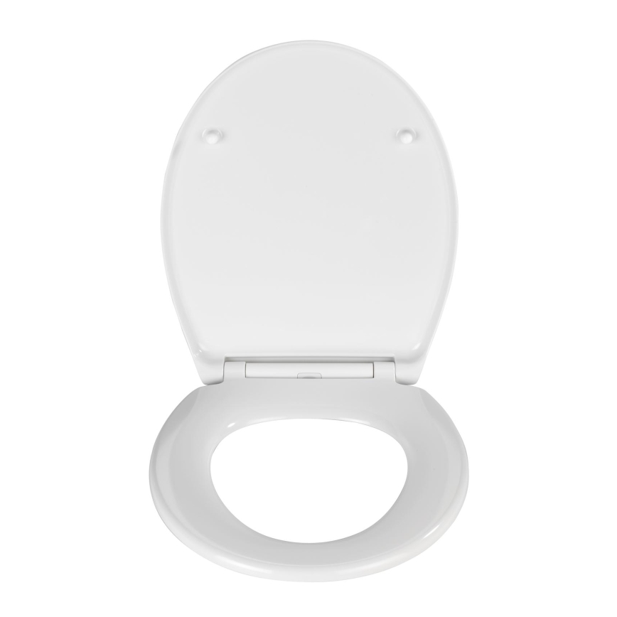 WENKO 21903100-WC toaletné sedátko SAMOS 44,5x37,5 cm biela/strieborná