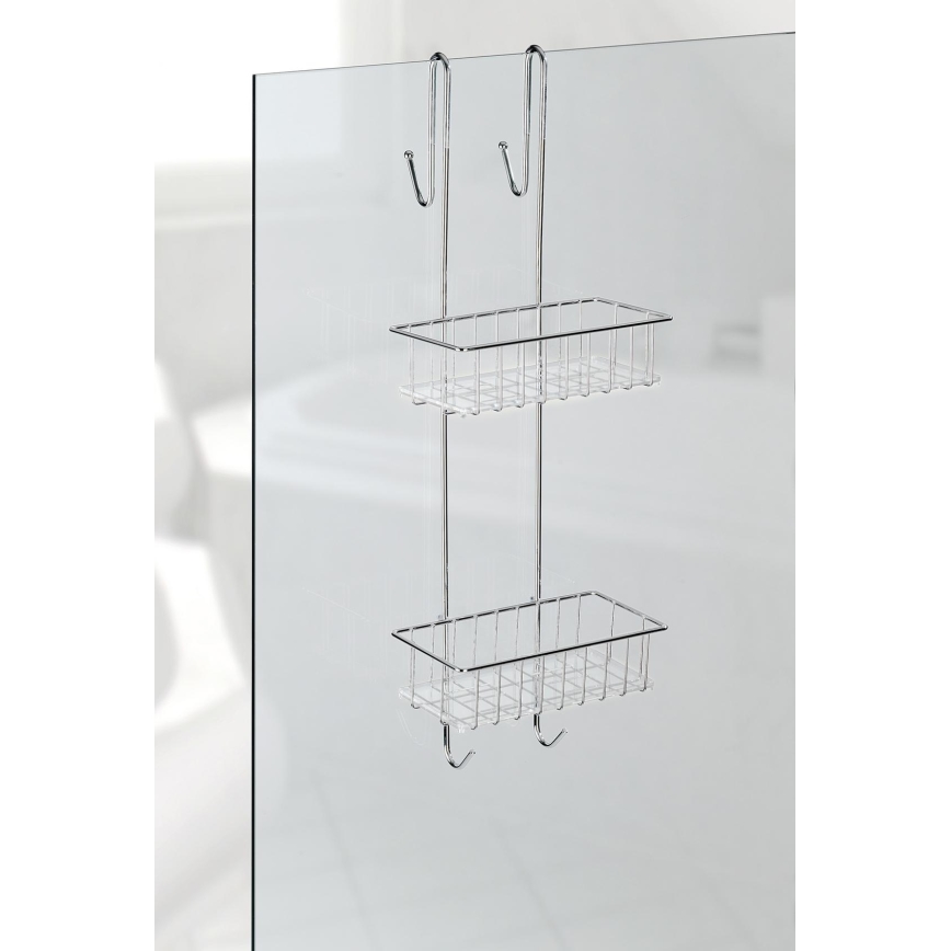 WENKO 22213100 - Stojan ALDO 24,5x70 cm nerez/strieborný