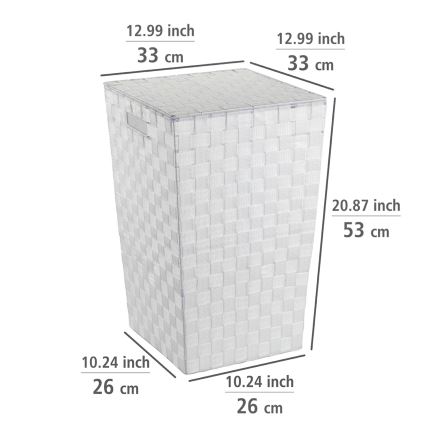 WENKO 22277100 - Koš ADRIA 33x53 cm biely