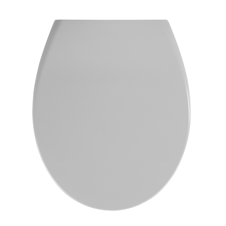 WENKO 22402100-WC sedadlo SAMOS 44,5x37,5 cm šedá/strieborná