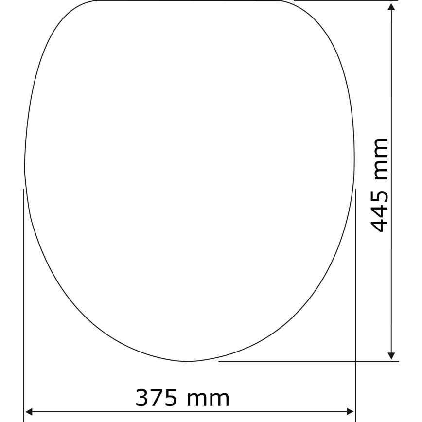 WENKO 22402100-WC sedadlo SAMOS 44,5x37,5 cm šedá/strieborná