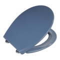 WENKO 22403100-WC sedátko SAMOS 44,5x37,5 cm modrá/strieborná