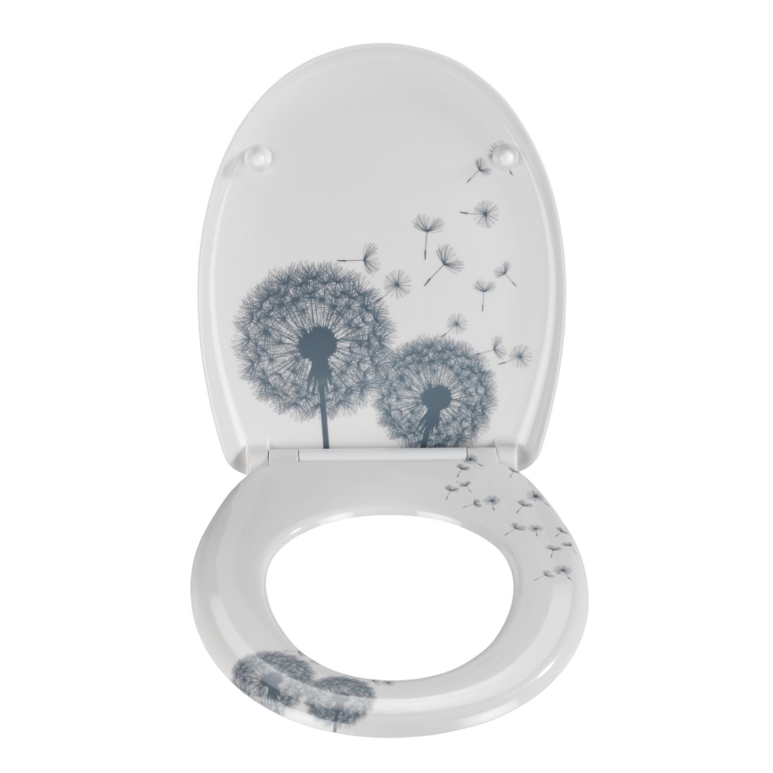 WENKO 22409100-WC sedadlo ASTERA 45x38 cm pestrofarebné/strieborné