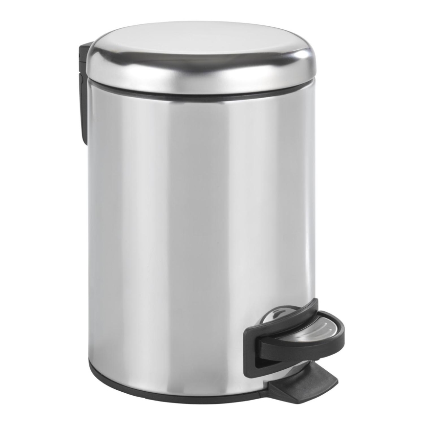 WENKO 22444100 - Kôš LEMAN 17x25 cm nerez/strieborná/čierna