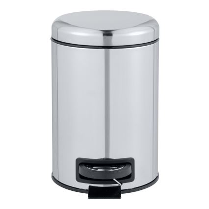 WENKO 22444100 - Kôš LEMAN 17x25 cm nerez/strieborná/čierna