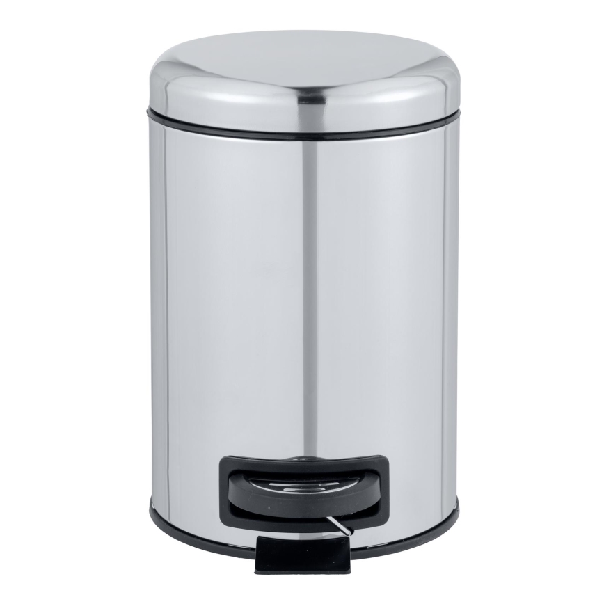 WENKO 22444100 - Kôš LEMAN 17x25 cm nerez/strieborná/čierna