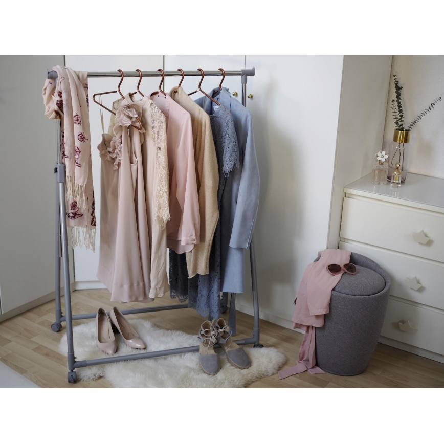 WENKO 22448100 - Stolička CANDY 36x50,5 cm šedá/čierna