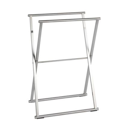 WENKO 22476100 - Stojan na uteráky LAVA 53,5x80,5 cm nerez/strieborný