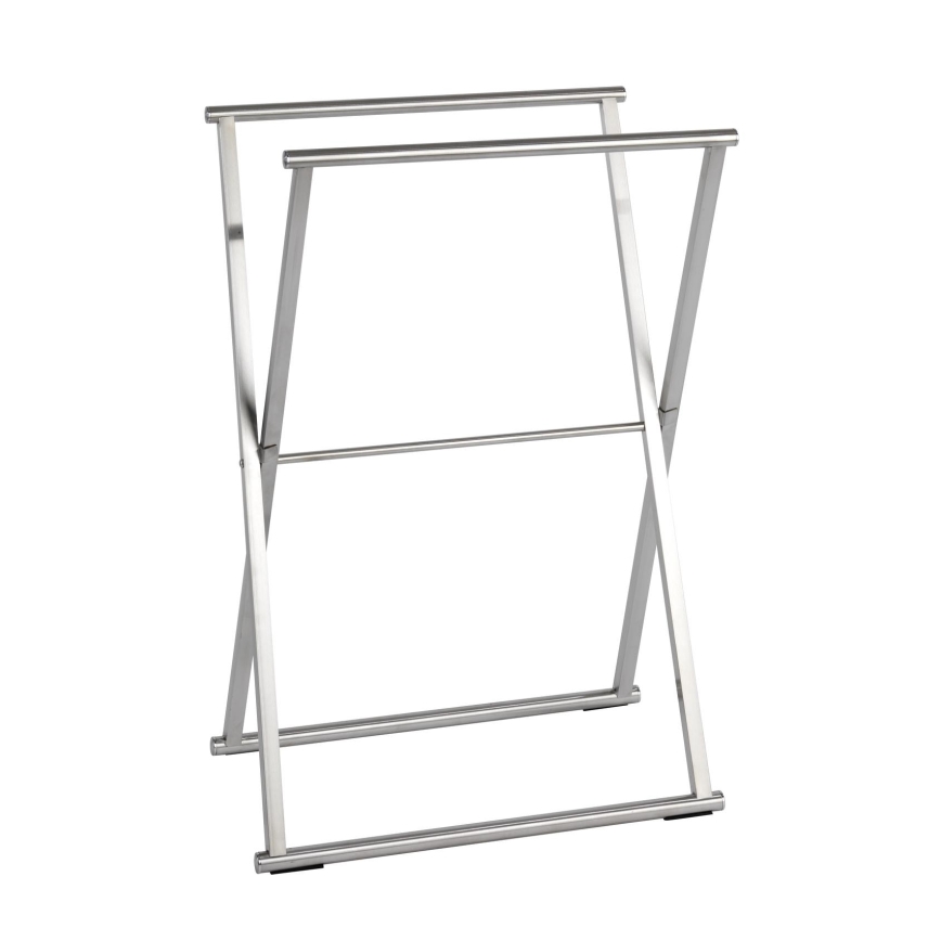 WENKO 22476100 - Stojan na uteráky LAVA 53,5x80,5 cm nerez/strieborný