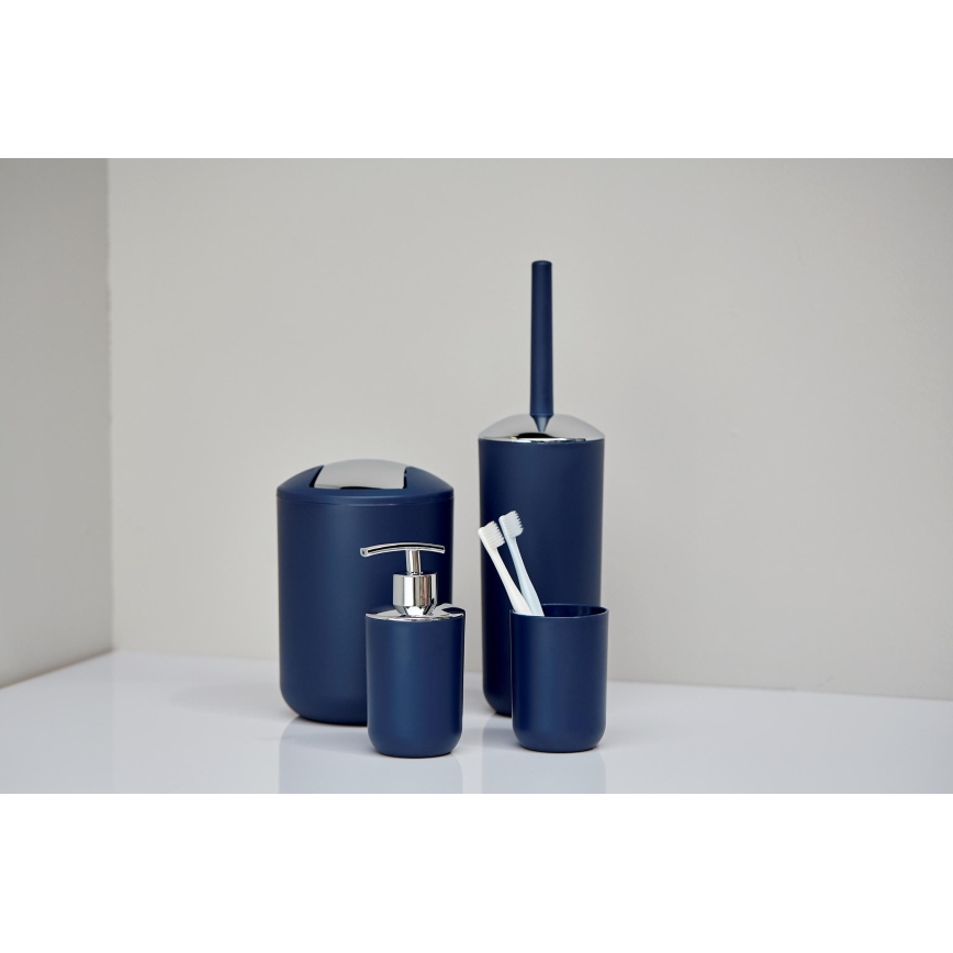 WENKO 22520100 - Kôš BRASIL 14x21 cm modrá/lesklý chróm