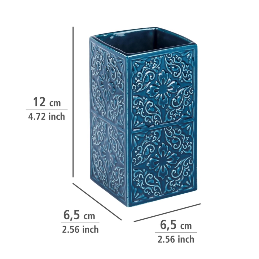 WENKO 22652100 - Pohár CORDOBA 6,5x12 cm modrý