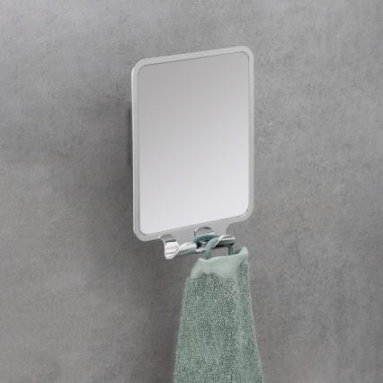 WENKO 22693100 - Kozmetické zrkadlo VACUUM-LOC QUADRO ED 14x19,5 cm lesklý chróm