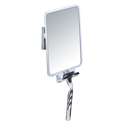 WENKO 22693100 - Kozmetické zrkadlo VACUUM-LOC QUADRO ED 14x19,5 cm lesklý chróm