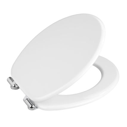 WENKO 22885100-WC sedátko URBIO 36x42,5 cm biela/strieborná