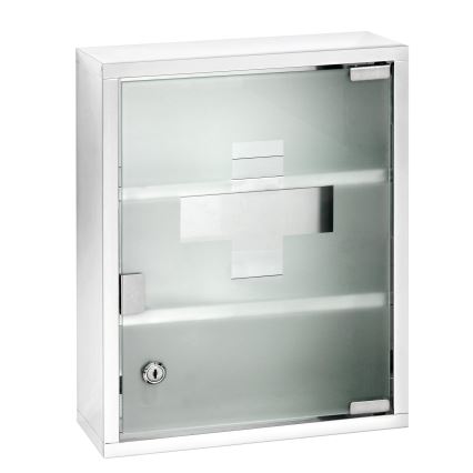 WENKO 22924100 - Lekárnička 30x40 cm nerez/strieborná
