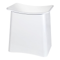 WENKO 22949100 - Stolička WING 45x48 cm biela/čierna