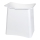 WENKO 22949100 - Stolička WING 45x48 cm biela/čierna