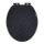 WENKO 22977100-Toaletné sedátko BELLEVUE 35,5x42,5 cm antracit/strieborné