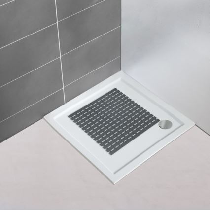 WENKO 23125100-Protišmyková podložka do sprchy ARINOS 54x54 cm sivá/sivá