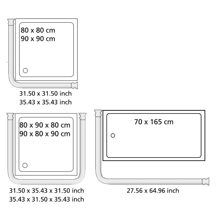 WENKO 23565100 - Tyč 2x2 cm čierna