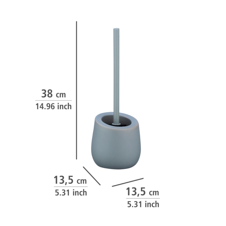 WENKO 23650100 - WC kefa BADI 13,5x38 cm sivá