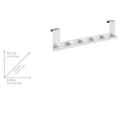 WENKO 23724100-Vešiak CELANO 39x11 cm biela