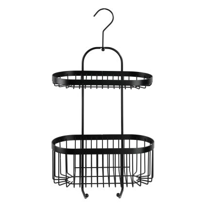 WENKO 23880100 – polica CLASSIC PL. SCHWARZ 26,5 x 47 cm, čierna