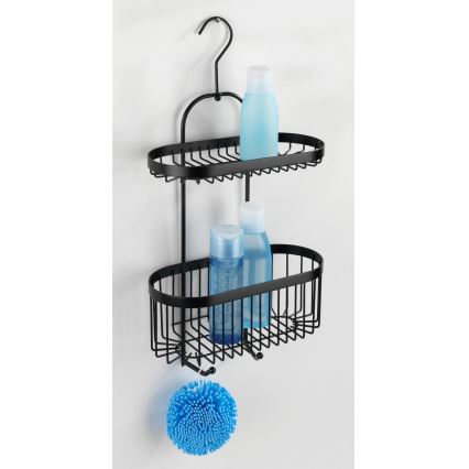 WENKO 23880100 – polica CLASSIC PL. SCHWARZ 26,5 x 47 cm, čierna