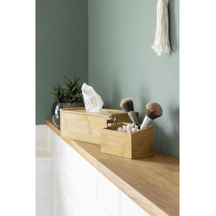 WENKO 23925100 - Box na vreckovky TERRA 25x13 cm hnedý