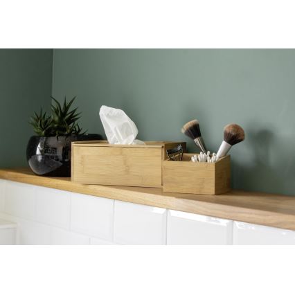 WENKO 23925100 - Box na vreckovky TERRA 25x13 cm hnedý