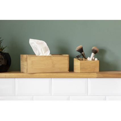 WENKO 23925100 - Box na vreckovky TERRA 25x13 cm hnedý