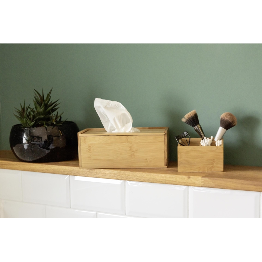 WENKO 23925100 - Box na vreckovky TERRA 25x13 cm hnedý