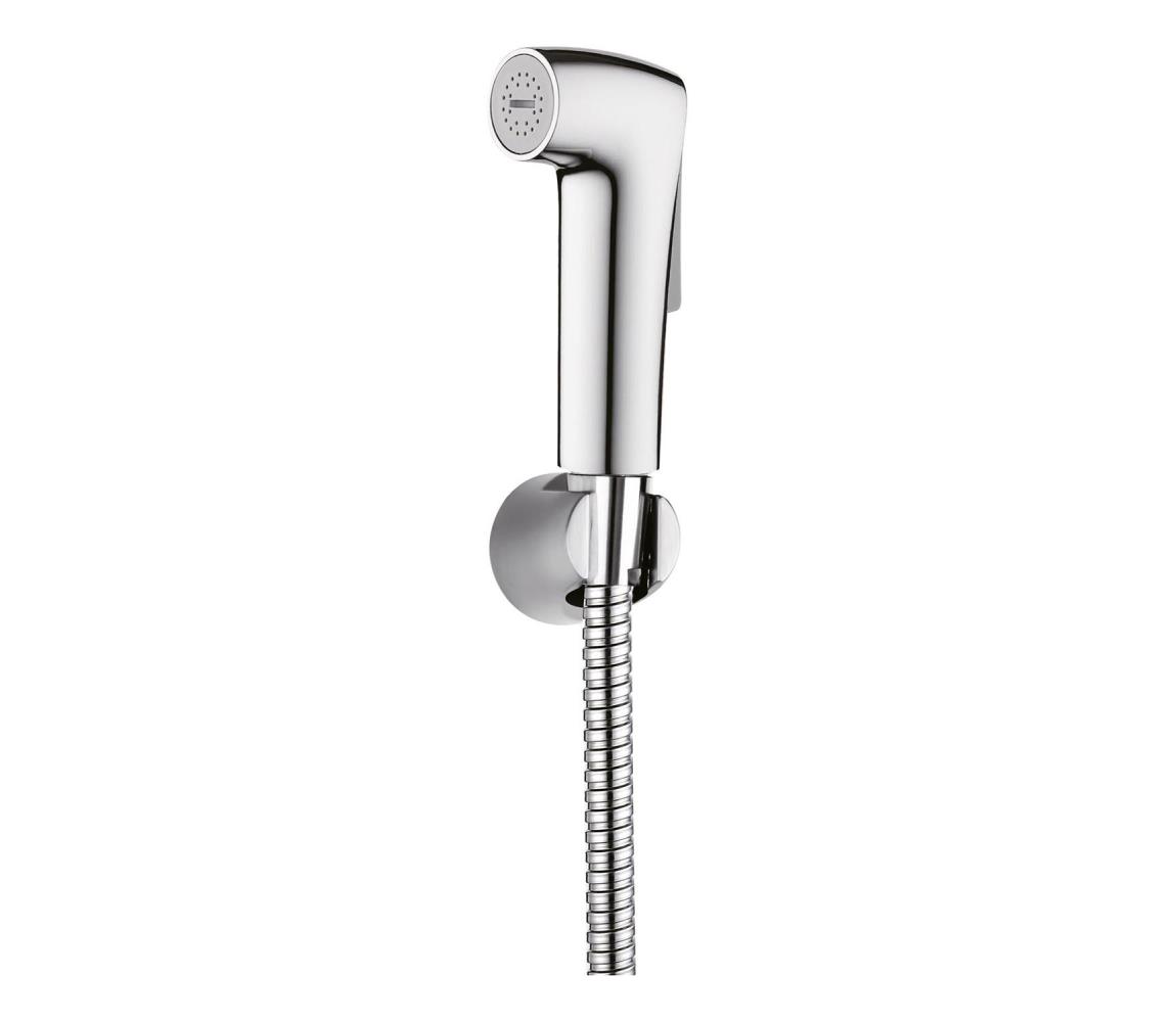 WENKO 23999100 - Bidetová súprava Systém úspory vody 12x7 cm lesklý chróm/strieborná 23999100