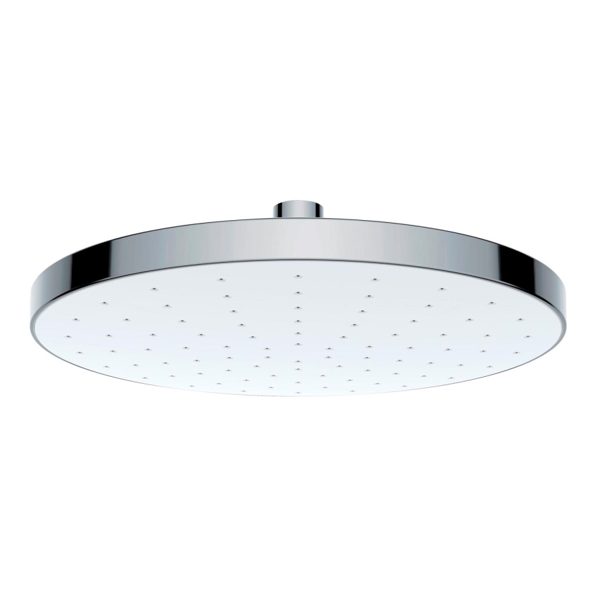 WENKO 24000100-Sprchová hlavica s automatickým čistením 22,5x22,5 cm lesklý chróm/biela