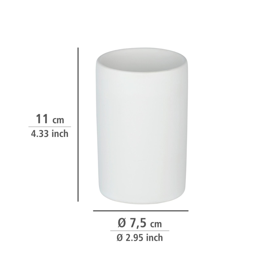 WENKO 24010100 - Pohár POLARIS 7x11 cm biely