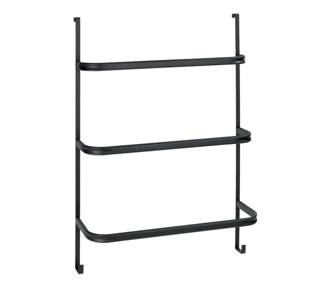 WENKO 24026100 - Držiak na uteráky IRPINIA 54,5x77,5 cm čierny 24026100