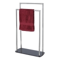 WENKO 24076800 - Držiak na uteráky RAVINA 48x80 cm nerez/strieborná/čierna