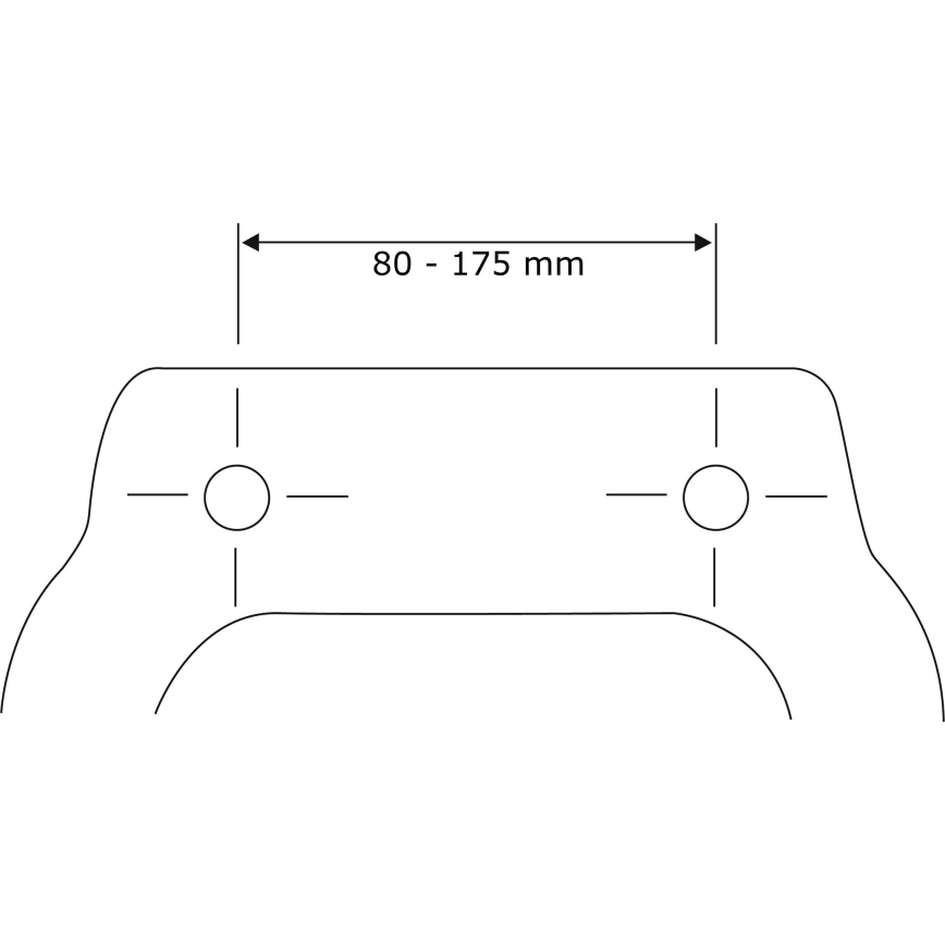 WENKO 24080800-WC WC sedadlo TAVOLA 36,5x45 cm biela/lesklý chróm