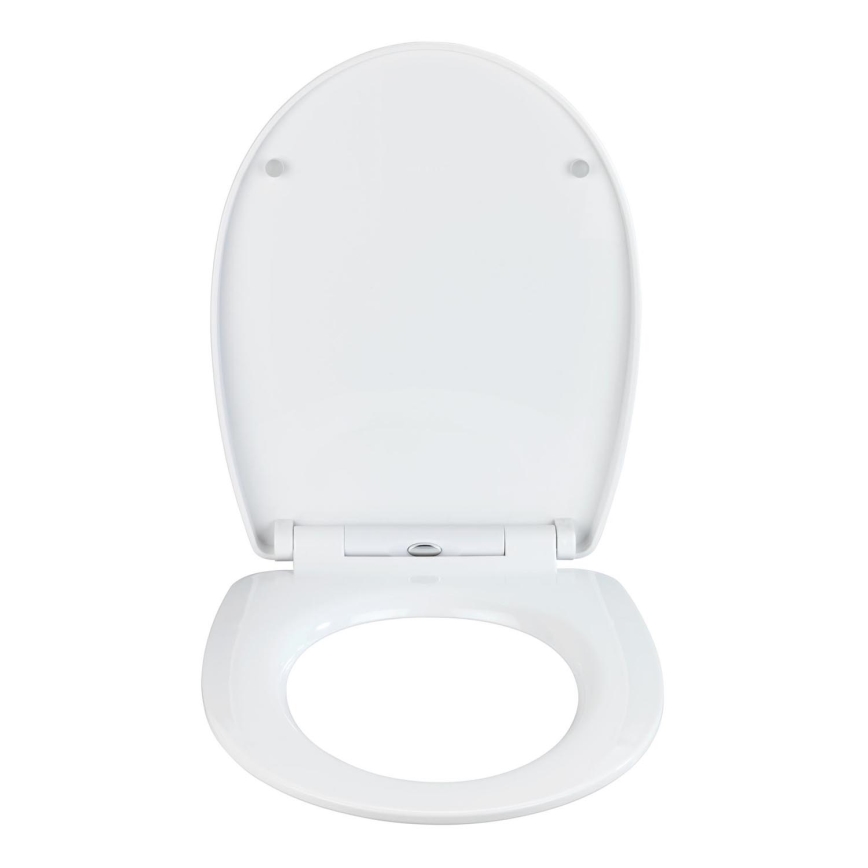 WENKO 24082800-Toaletné sedadlo DROPLETS 45x38,8 cm pestrofarebné/lesklý chróm
