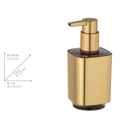 WENKO 24161100 - dávkovač mydla AURON 300 ml, zlatý