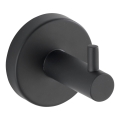 WENKO 24232100-Háčik BOSIO BLACK 5,5x5,5 cm nerezová/strieborná