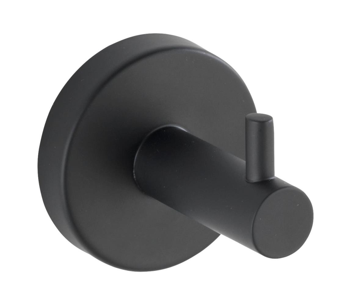 WENKO 24232100-Háčik BOSIO BLACK 5,5x5,5 cm nerezová/strieborná 24232100