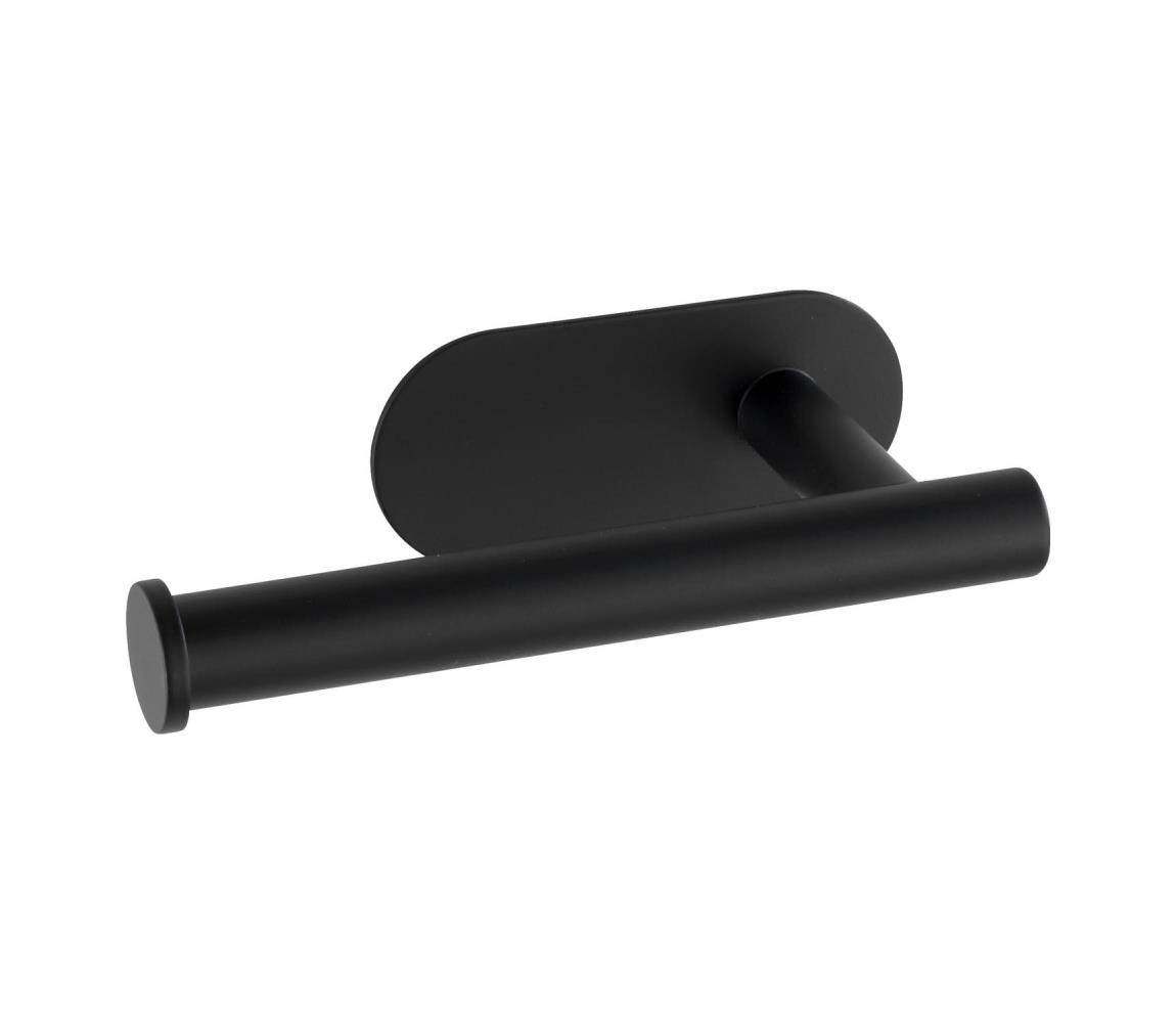 WENKO 24287100-Držiak toaletného papiera TURBO-LOC OREA BLACK 16x7 cm nerez/čierna 24287100