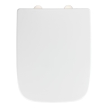 WENKO 24334100-WC sedadlo EXCLUSIVE 46,5 x 37 cm biela/strieborná